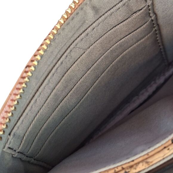 Queork Natural Cork Zip Wallet Clutch Bag Sustainable Antimicrobial NOLA - Picture 12 of 16